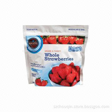 Stand Up Food Bag/Zipper Pouch for Packing, Customized Designs and Logos Welcomed
